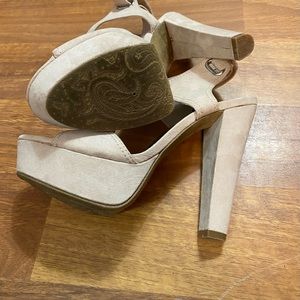 Just Fabulous Ultra High Heel Sandals Size 8